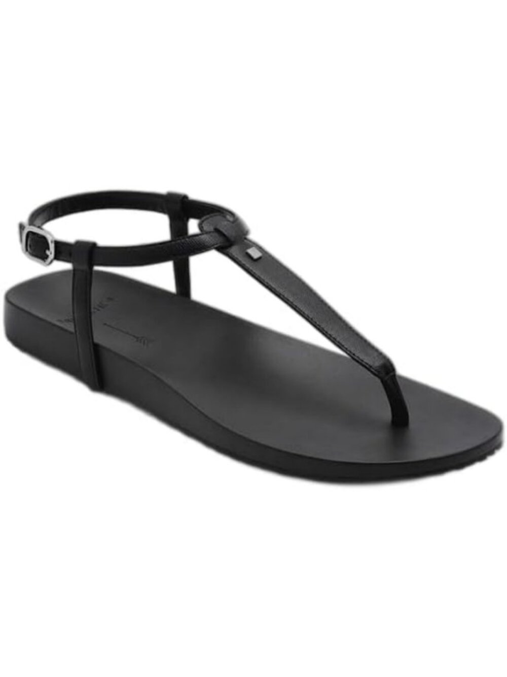 Waterproof Leather Slide Sandals for Women - Stylish Comfort, Medium Width